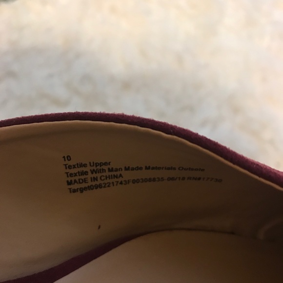 🚌 A New Day | Maroon Sling Back Mule Flats 10 - Picture 4 of 6